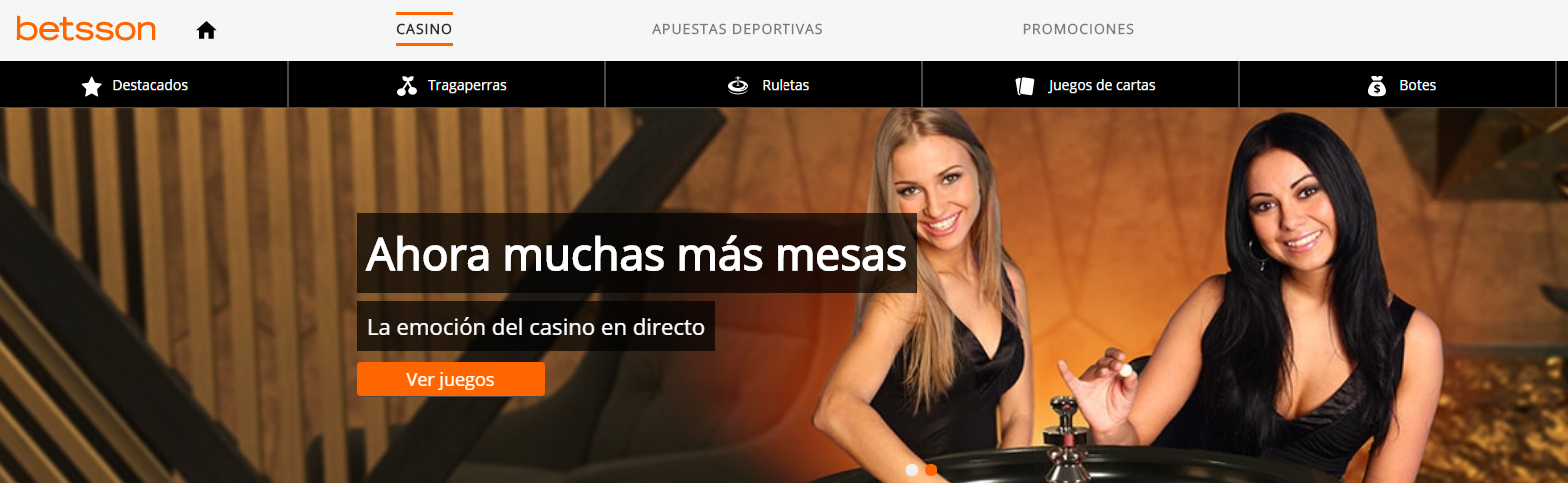 betsson casino en vivo